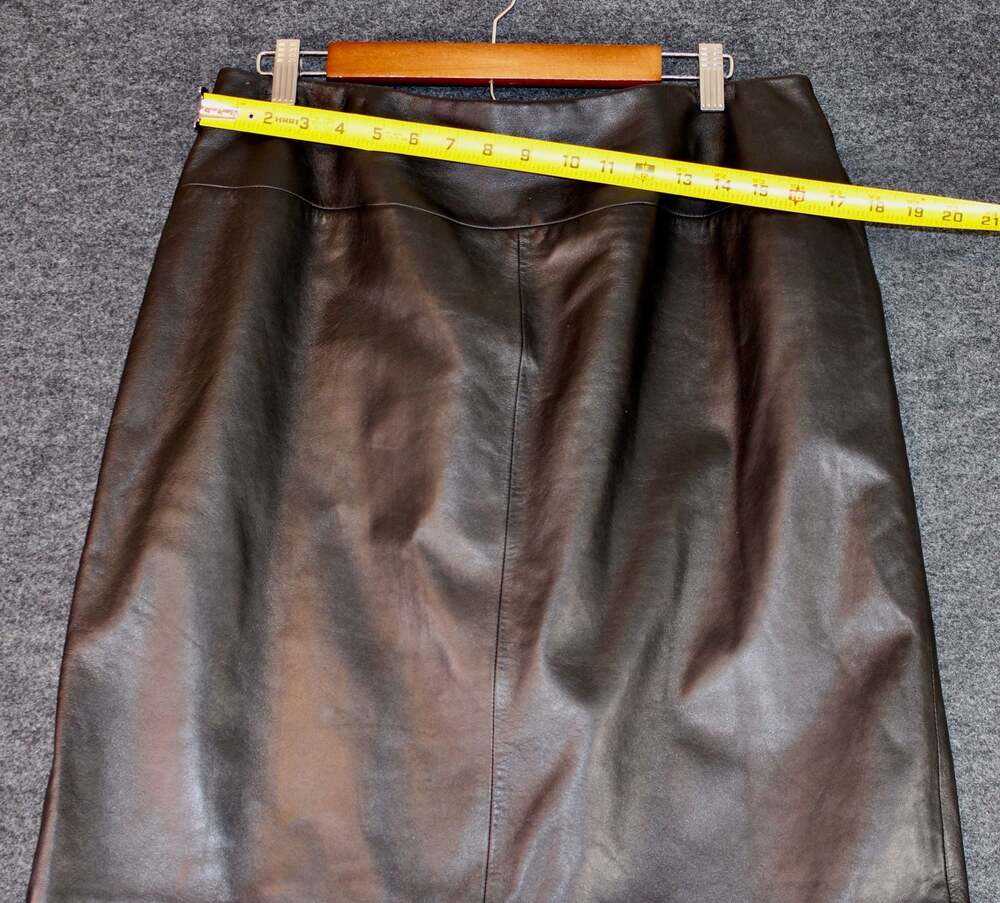 VS2 leather midi skirt - Picture 4 of 4